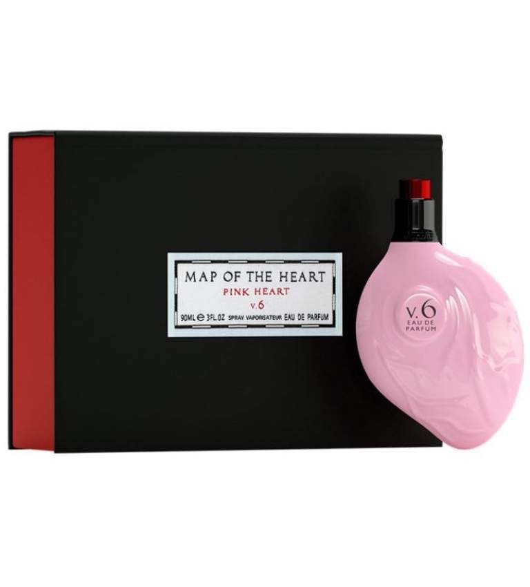 Map of the Heart Pink Heart v.6