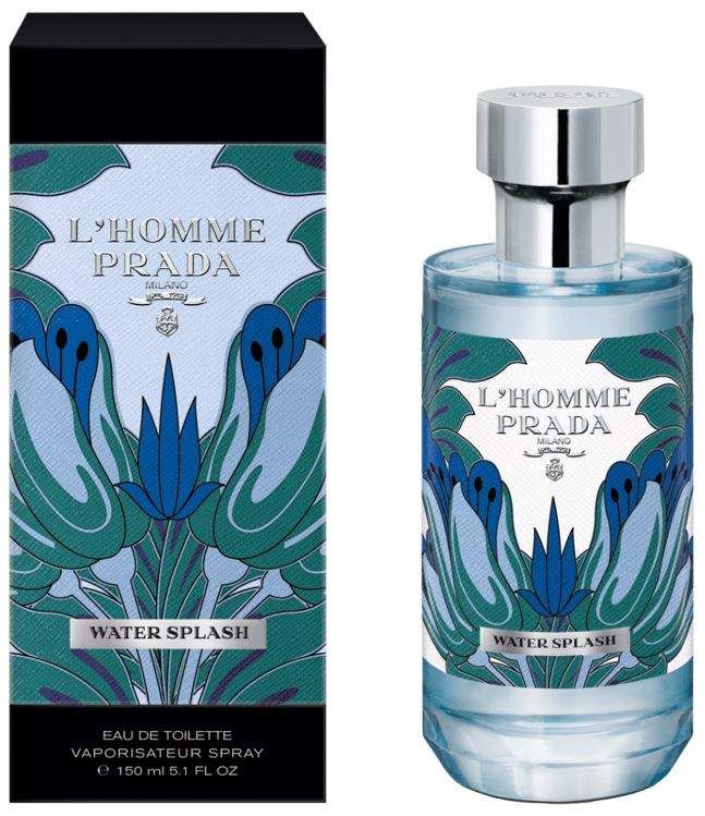 prada lhomme water splash