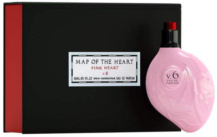 Map of the Heart Pink Heart v.6