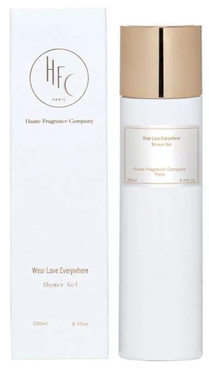 Haute Fragrance Company Wear Love Everywhere Shower Gel