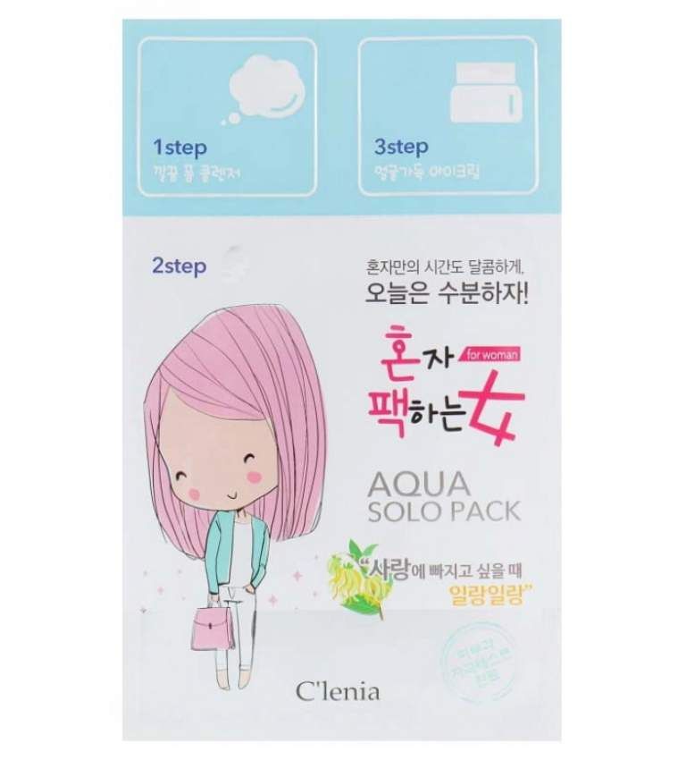 Clenia Clenia Solo Pack Woman Aqua 3 Step Mask