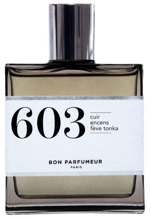 Bon Parfumeur 603 : cuir / encens / feve tonka