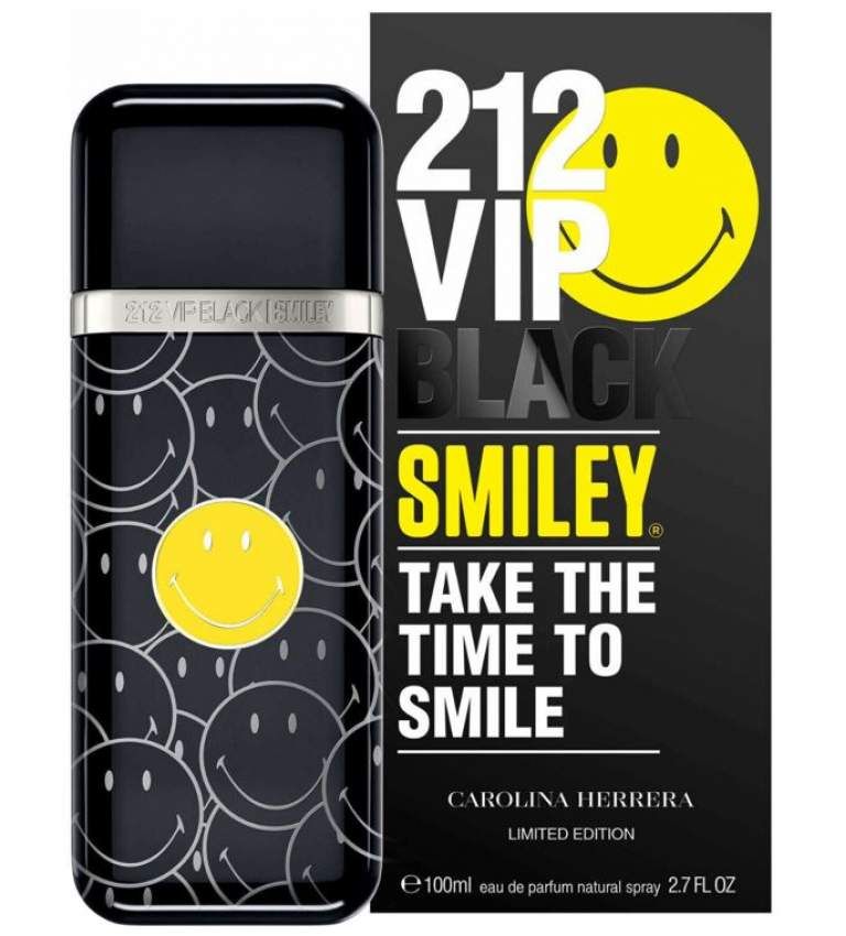 Carolina Herrera 212 VIP Black Smiley