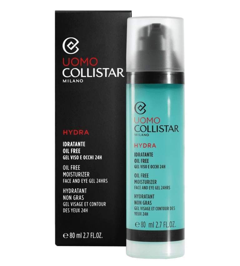 Collistar Uomo Oil Free Moisturizer Face And Eye Gel 24h