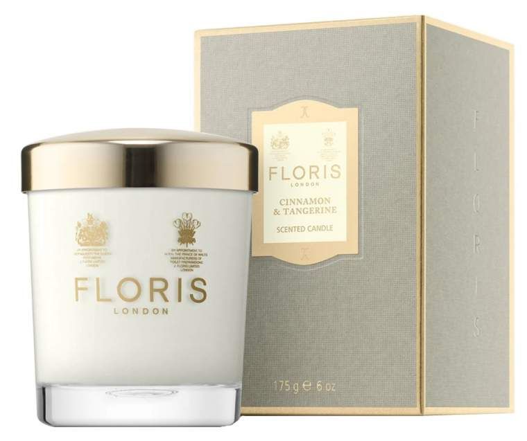 Floris Cinnamon & Tangerine Scented Candle