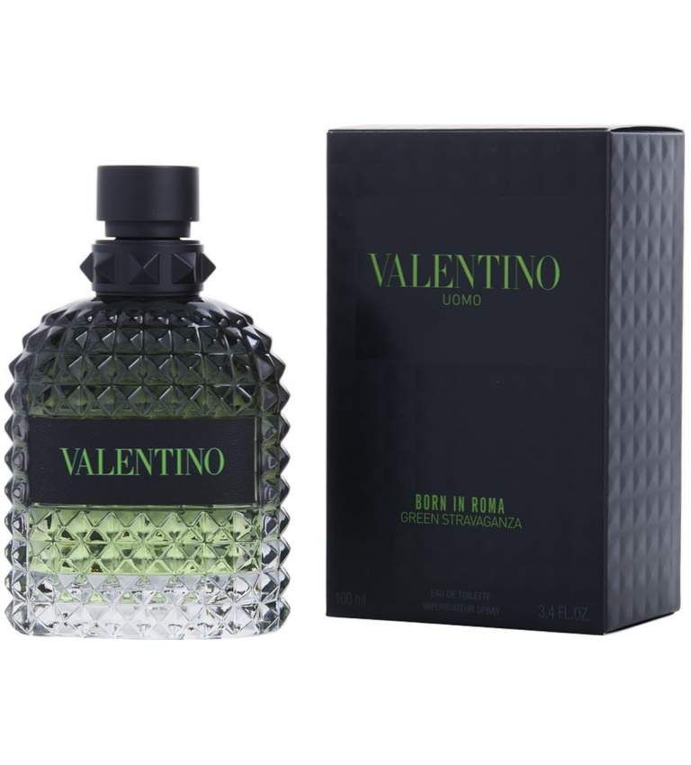 Valentino Valentino Uomo Born in Roma Green Stravaganza
