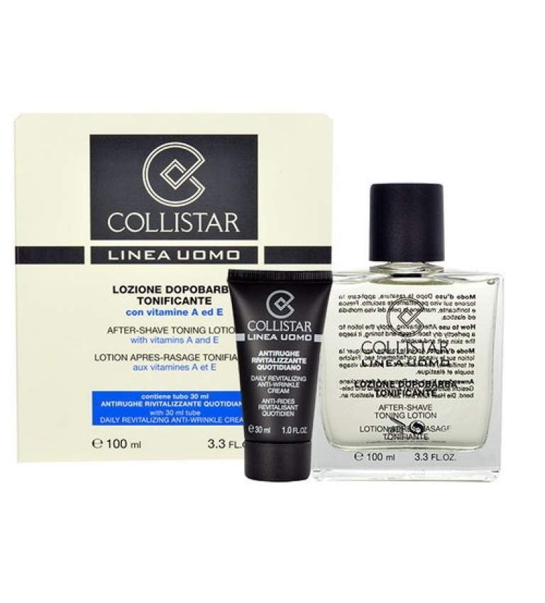 Collistar After-Shave Toning Lotion + Daily Revitalizing Anti-Wrinkle Cream