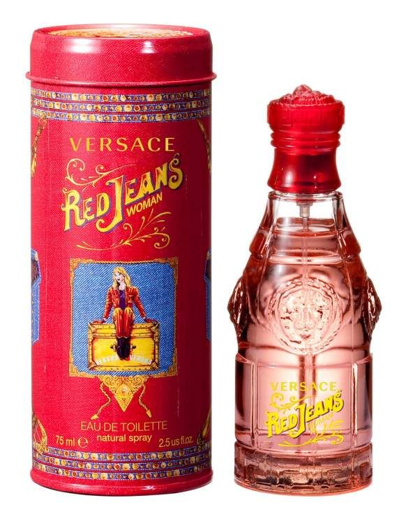 Versace Versace Red Jeans Woman