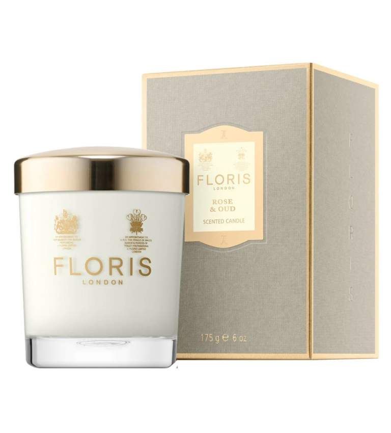 Floris Rose & Oud Scented Candle