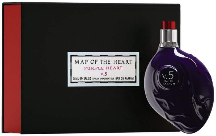 Map of the Heart Purple Heart v.5