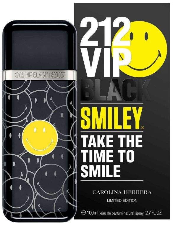 Carolina Herrera 212 VIP Black Smiley