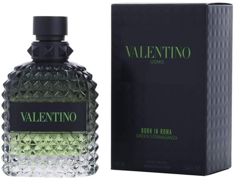 Valentino Valentino Uomo Born in Roma Green Stravaganza