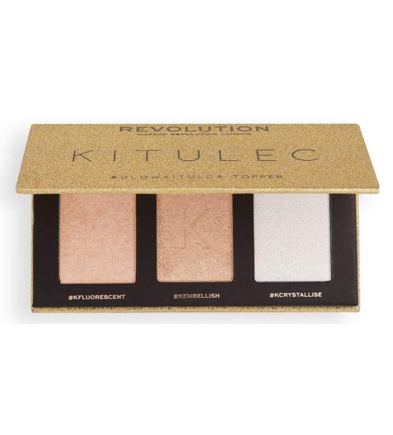 Makeup Revolution Revolution X Kitulec Highlighter Palette Glow Kit