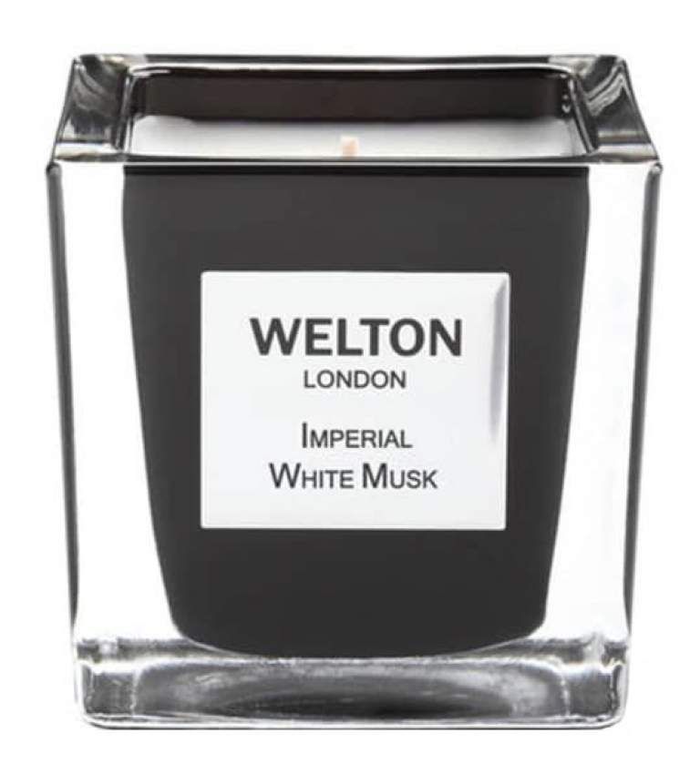 Welton London Imperial White Musk Scented Candle