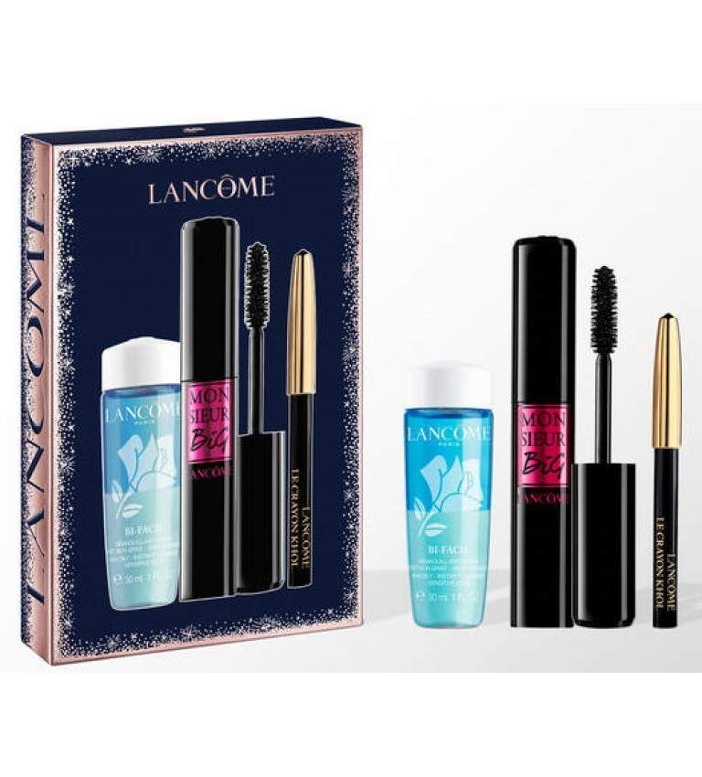 Lancome Monsieur Big Mascara Set With Le Crayon Khol & Bi-Facil