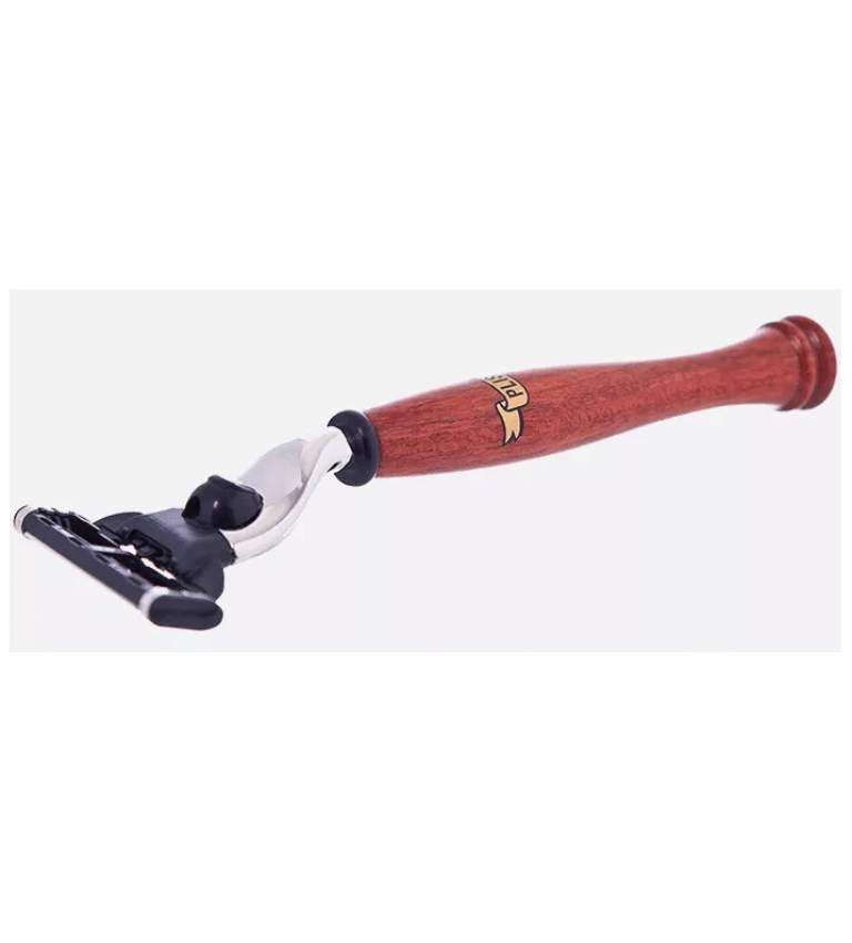 Plisson Bubinga Wood Mach3 Razor