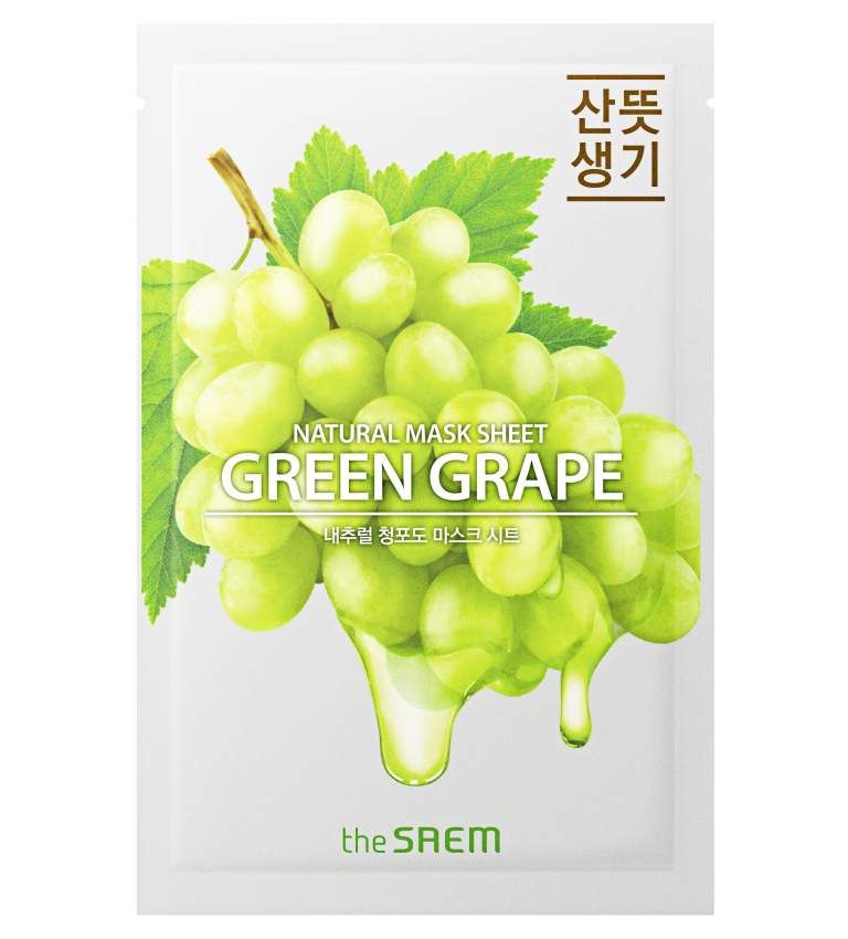 The Saem The Saem Natural Green Grape Mask Sheet