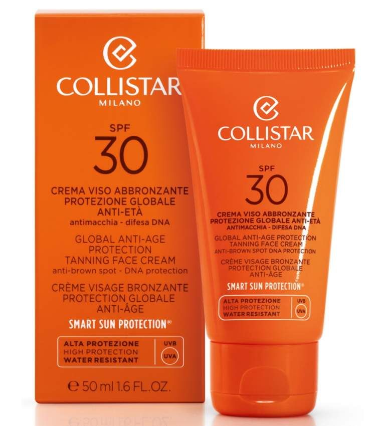 Collistar Global Anti-Age Protection Tanning Face Cream SPF 30