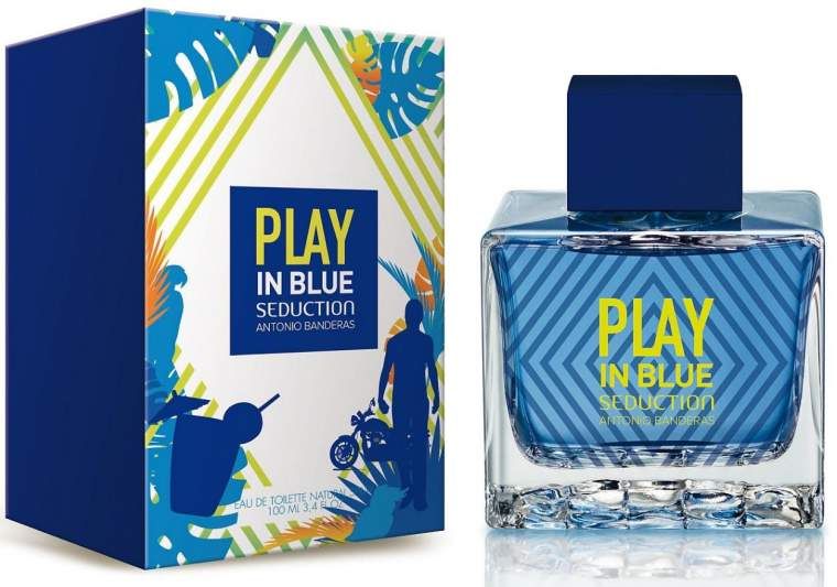 Antonio Banderas Play In Blue Seduction for Men