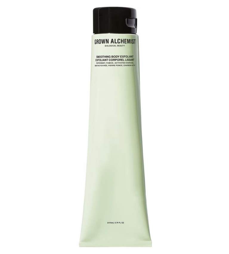 Grown Alchemist Smoothing Body Exfoliant: Peppermint, Pumice, Activated Charcoal
