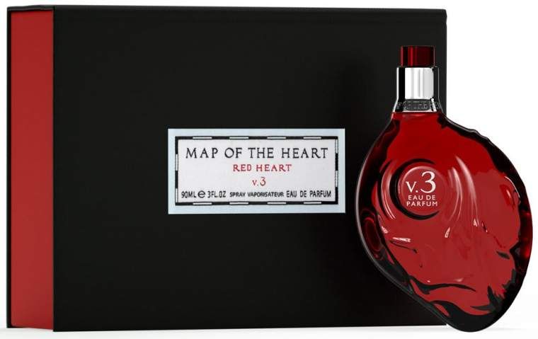 Map of the Heart Red Heart v.3